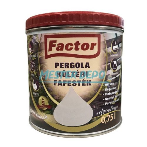 Factor Pergola kültéri fafesték dió 0,75l